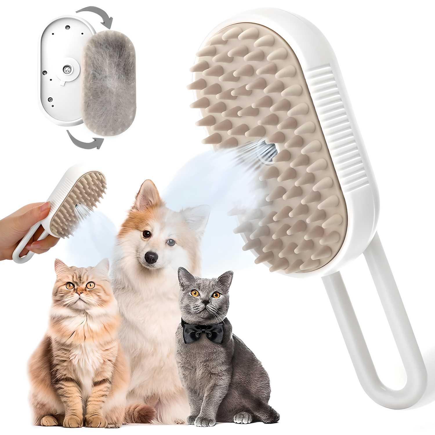 "2-in-1 Pet Shower Brush