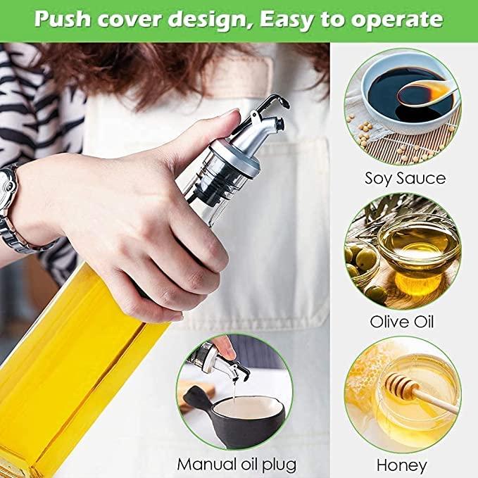 Elegant Glass Oil & Sauce Dispenser Bottle 1000ml