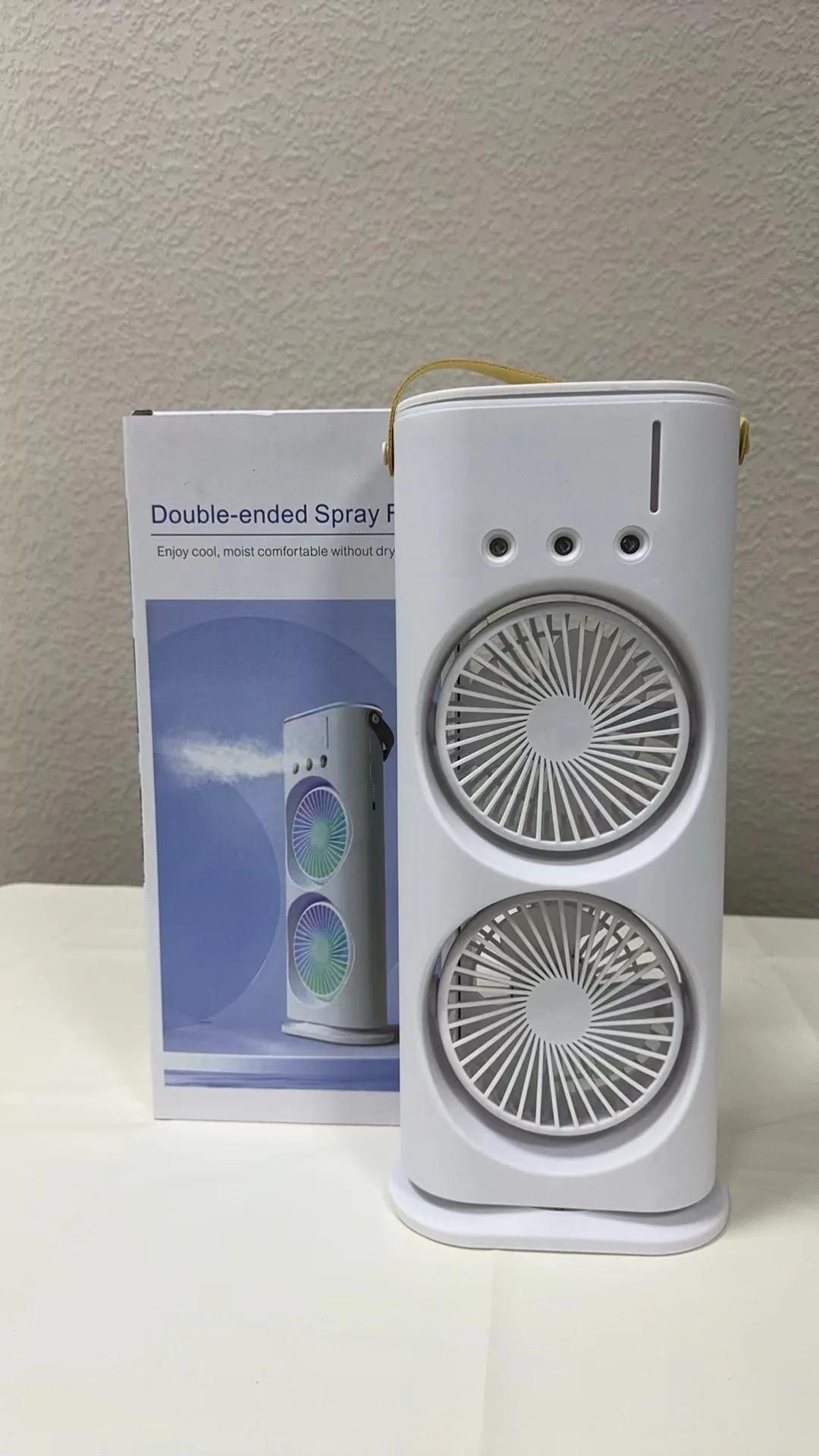 Portable Dual-Fan Mini Air Cooler