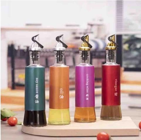 Elegant Glass Oil & Sauce Dispenser Bottle