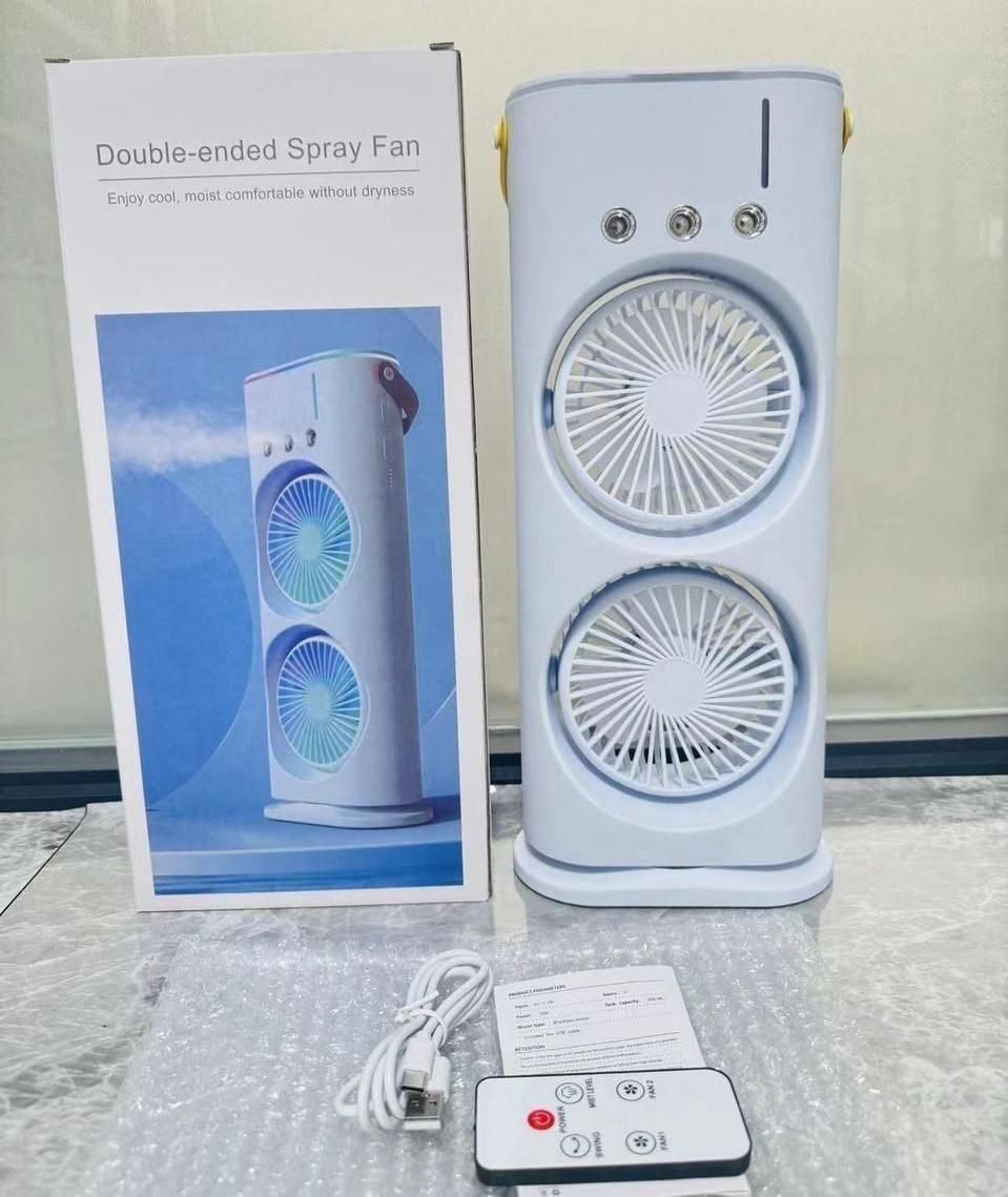 Portable Dual-Fan Mini Air Cooler