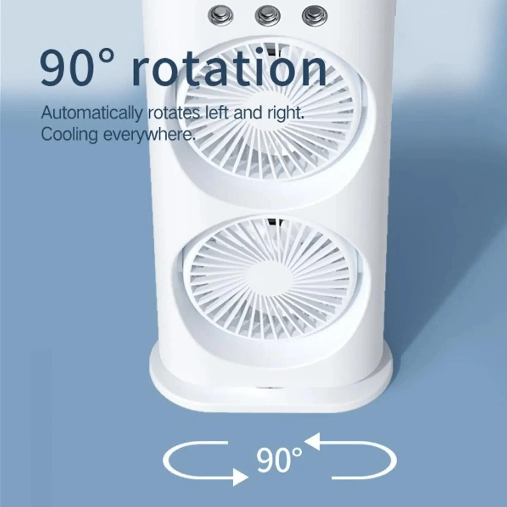 Portable Dual-Fan Mini Air Cooler