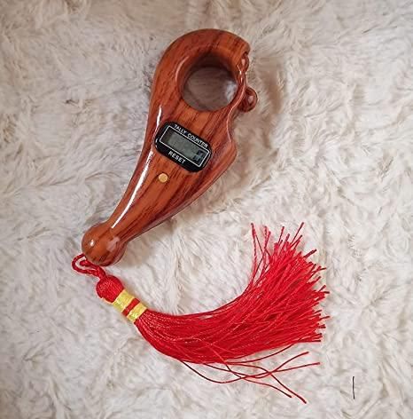 Digital Tally Counter – Elegant Wooden Look