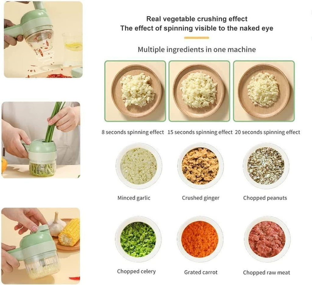 Electric Mini Food Processor