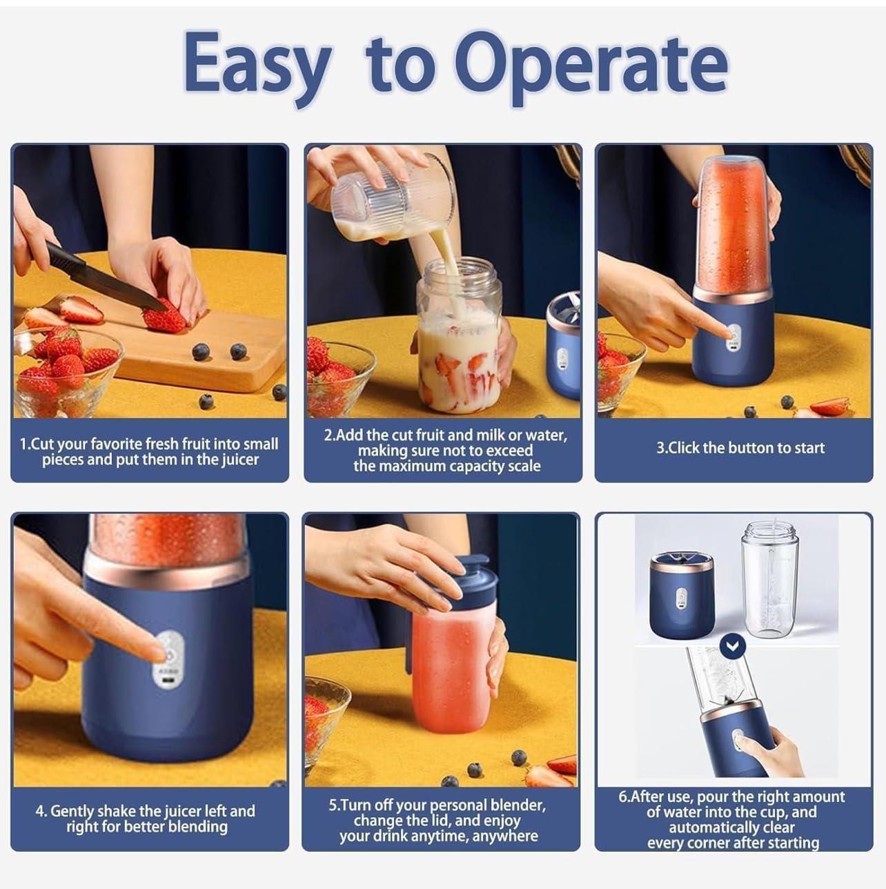 Portable Electric Juicer Blender