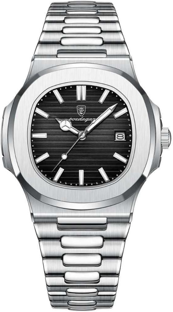 Luxury Stainless Steel Wristwatch