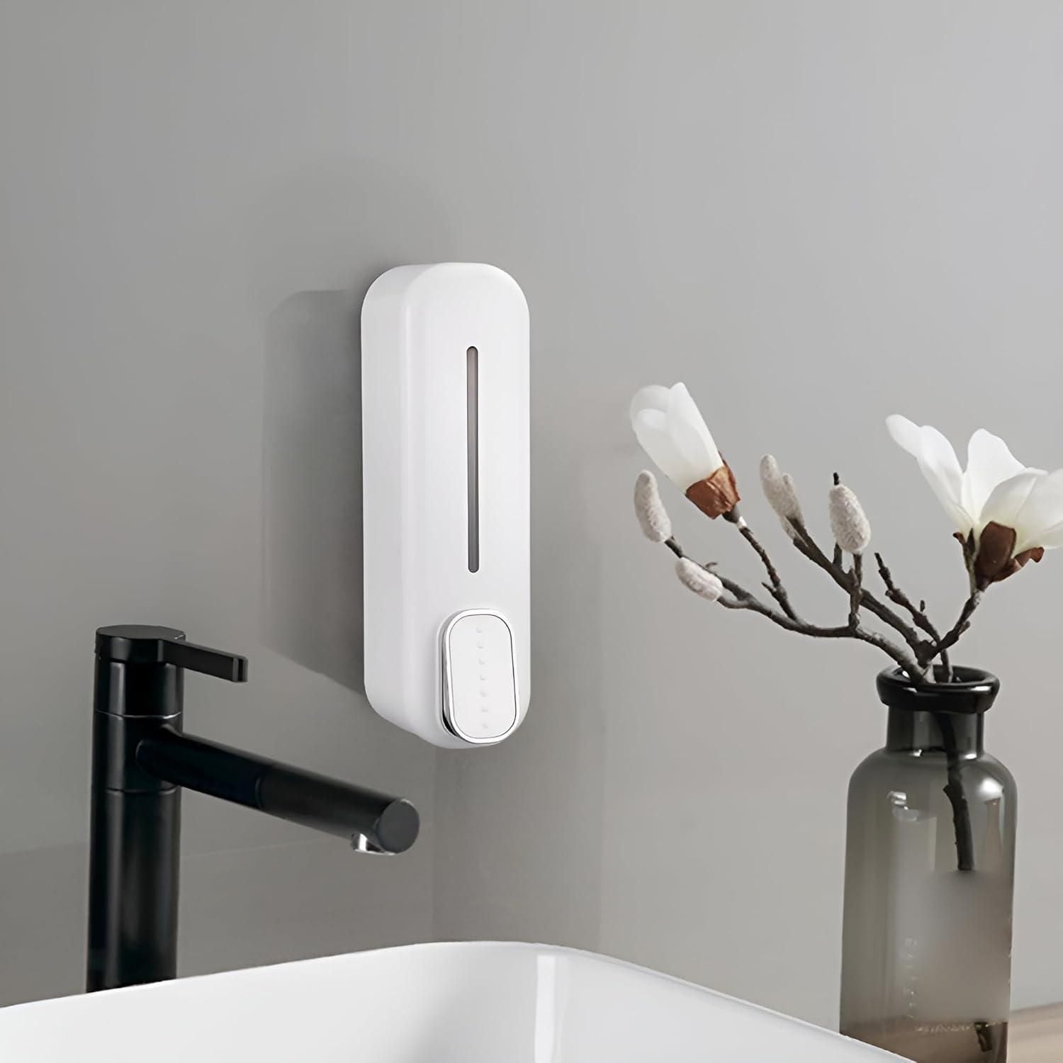 Wall-Mounted Dual Soap Dispenser