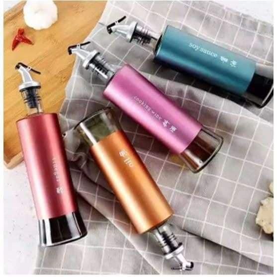 Elegant Glass Oil & Sauce Dispenser Bottle