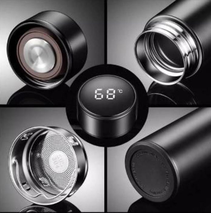 Smart LED Temperature Display Thermos Bottle 750ml