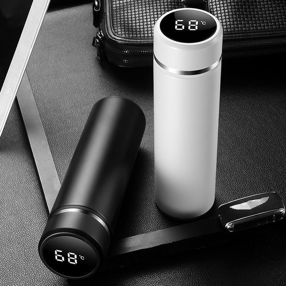 Smart LED Temperature Display Thermos Bottle 750ml