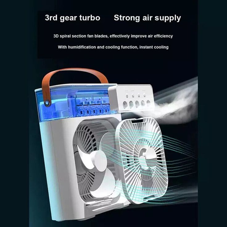 Super Silent Water-Cooled mist Fan – Multifunctional Cooling Companion