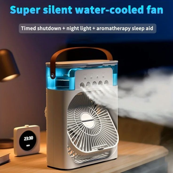 Super Silent Water-Cooled mist Fan – Multifunctional Cooling Companion