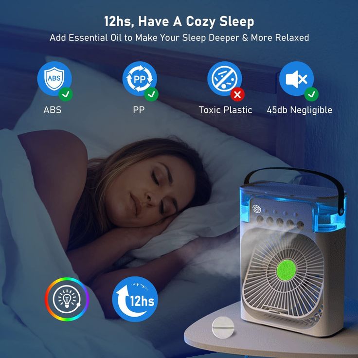 Super Silent Water-Cooled mist Fan – Multifunctional Cooling Companion